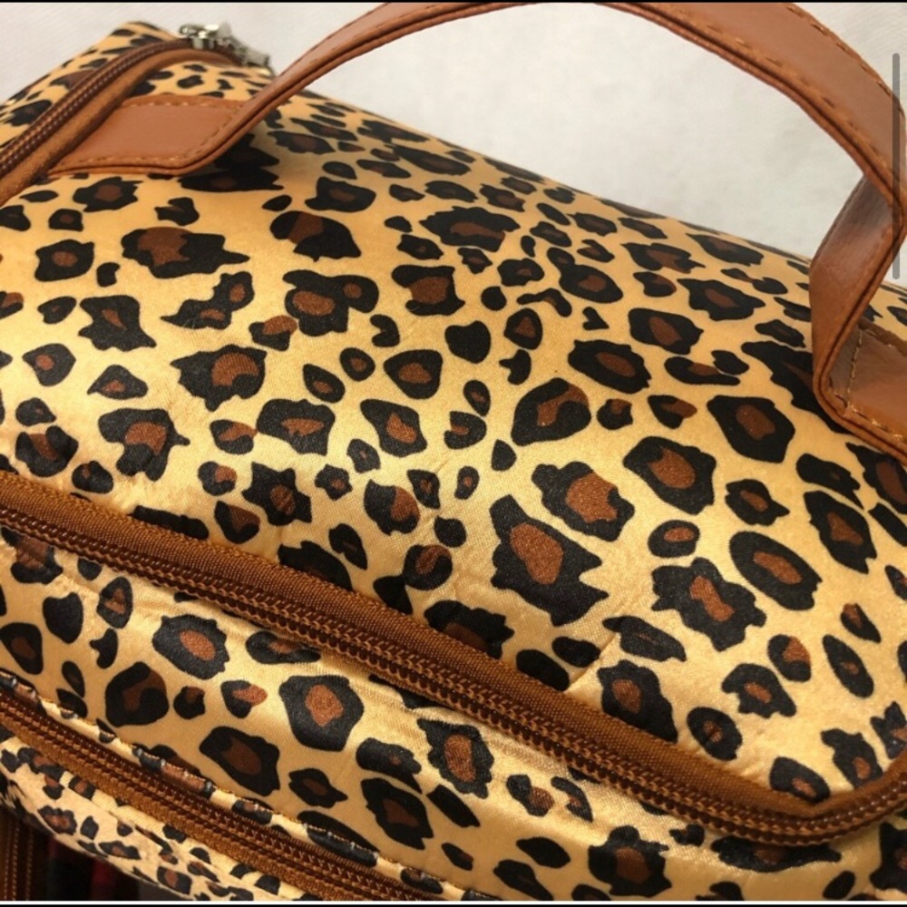 Leopard Print Cosmetic Case